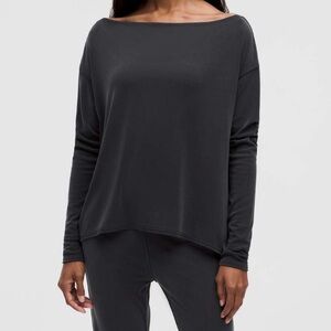 Lululemon Drapey Softstreme Off-The-Shoulder Long-Sleeve